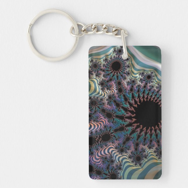 Between the Folds Key Ring (Front)