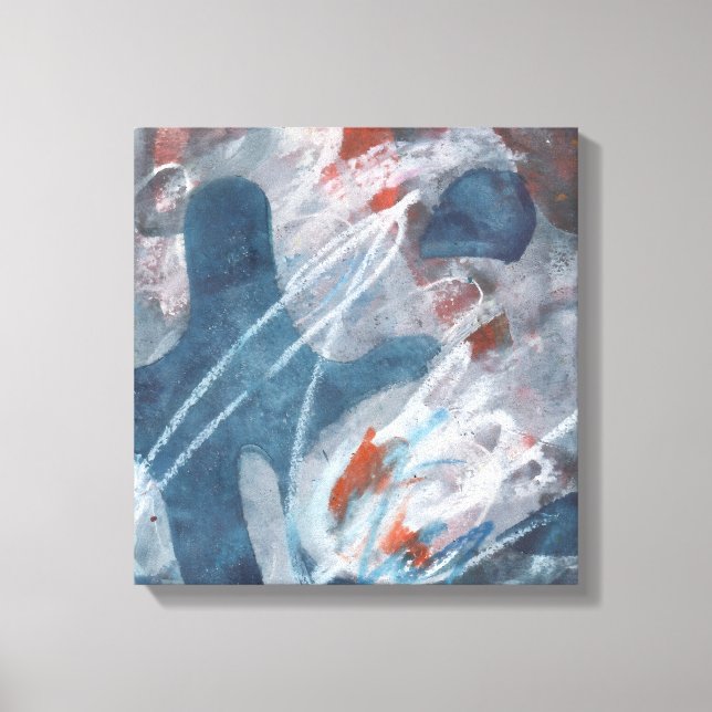 Between the Noise Canvas Print (Front)