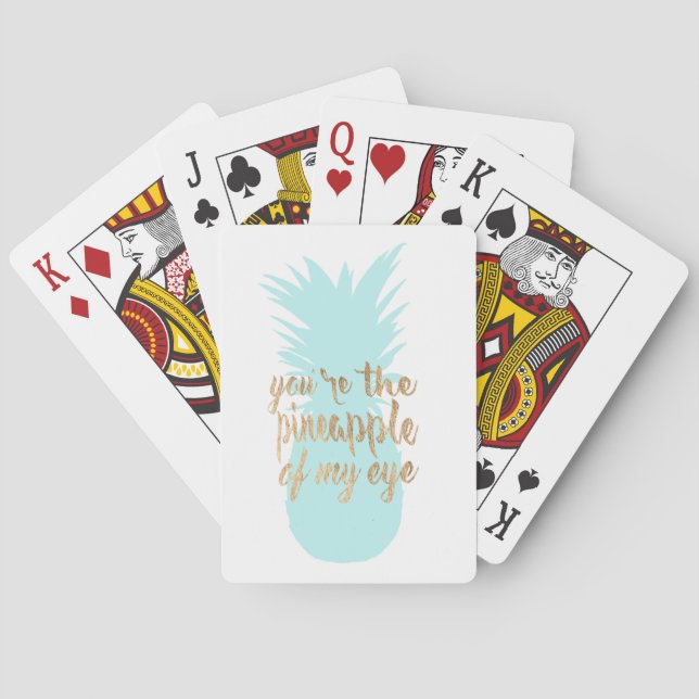 Between the Red I Playing Cards (Back)