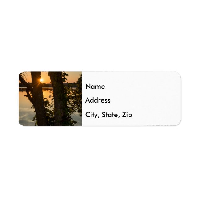 Between The Trees Sunrise Address Labels (Front)