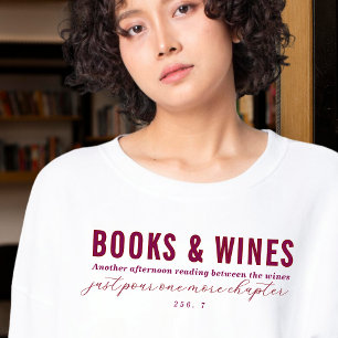 Between the Wines Book Club Reading Secret Code Tri-Blend Shirt