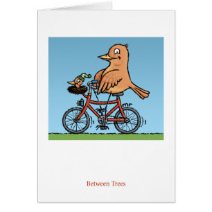 Between Trees Bird Card