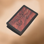 Beuatiful Red Marble Trifold Wallet<br><div class="desc">Enjoy this beautiful modern red marble Trifold wallet with a rose.
You can find a matching tote bag with this design in the Fancy Tote Bags and Wallets collection.
Let me know if you would like to add any text to it.</div>