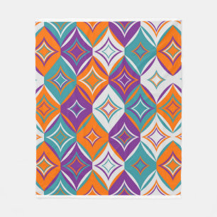 Beutiful geometric pattern design fleece blanket