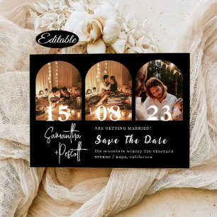 Beutiful Minimal Save The Date Arch  Invitation