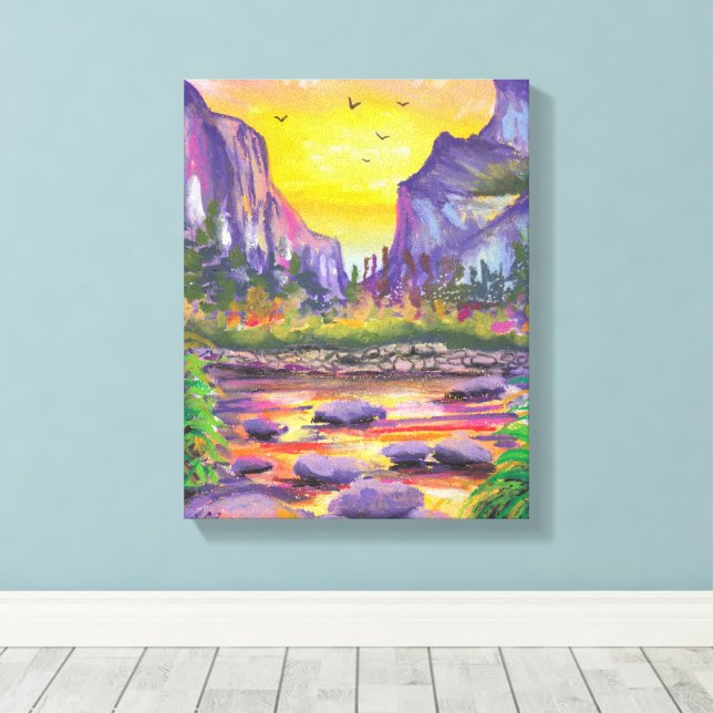 Beutiful Nature Custom Photo Canvas Print (Insitu(Wood Floor))