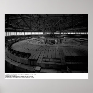Bevatron from Southeast Platform, 1966 Poster