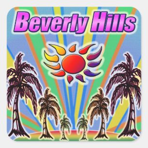 Beverly Hills Summer Love Sticker