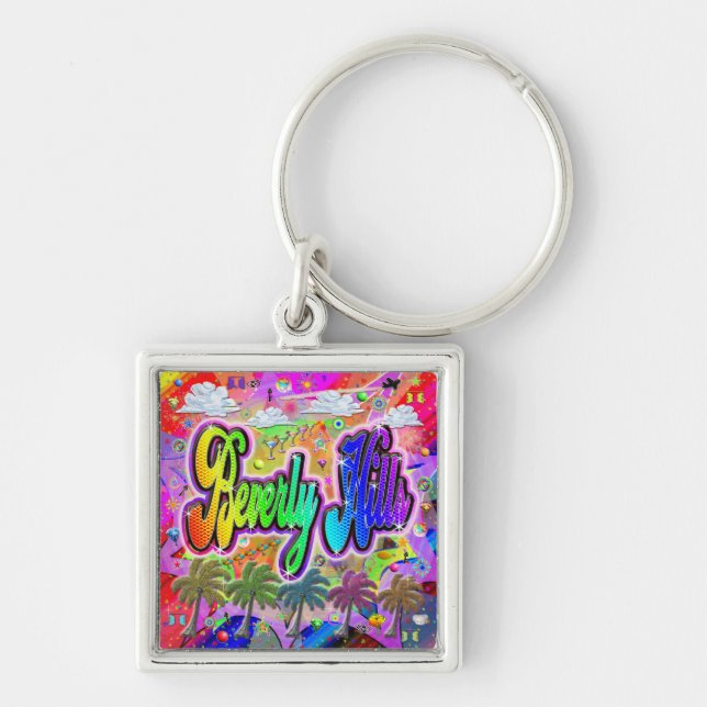 Beverly Hills Vista Express Keychain (Front)