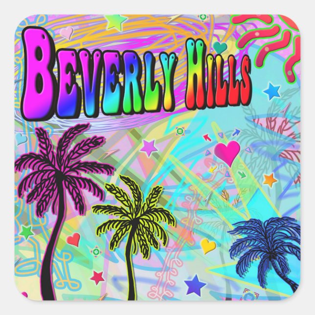 Beverly Hills Vivid Romance Sticker (Front)