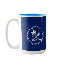 Beverly Hills Yacht Club two toned mug 