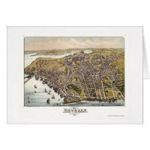Beverly, MA Panoramic Map - 1886
