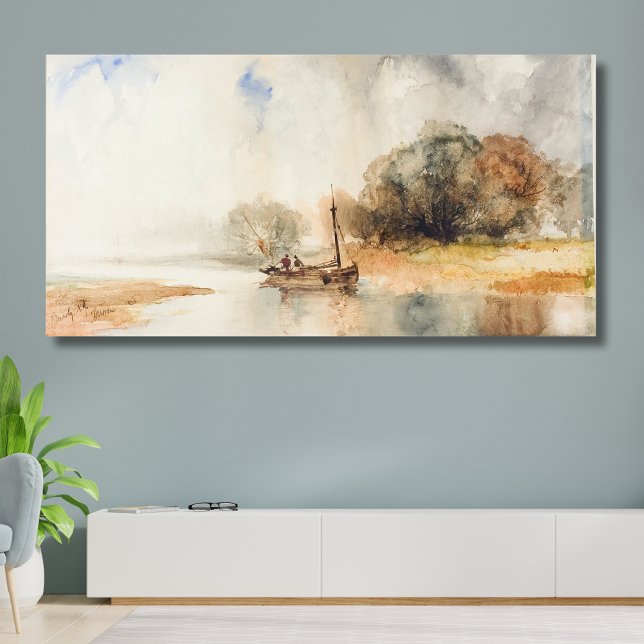 Beverly N.J. by Moran, 1880s Canvas Print (Creator Uploaded)