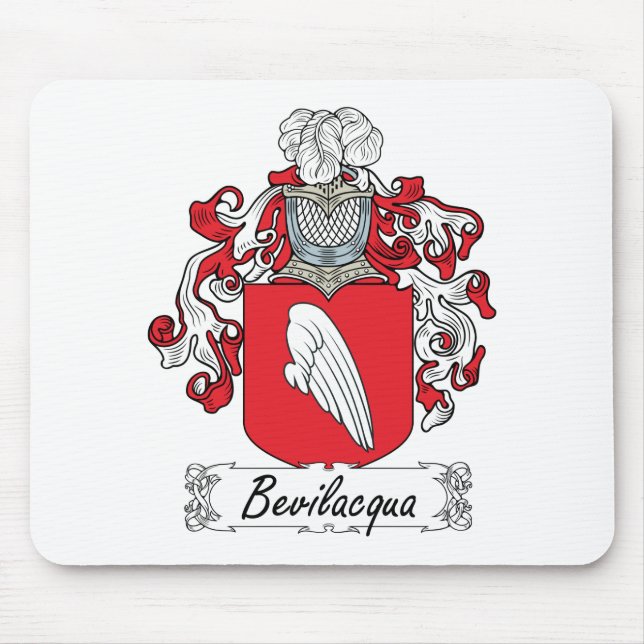 Bevilacqua Family Crest Mouse Pad (Front)
