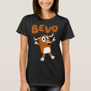 Bevo Longhorn Bull Funny Cartoon for Toddler Boys T-Shirt