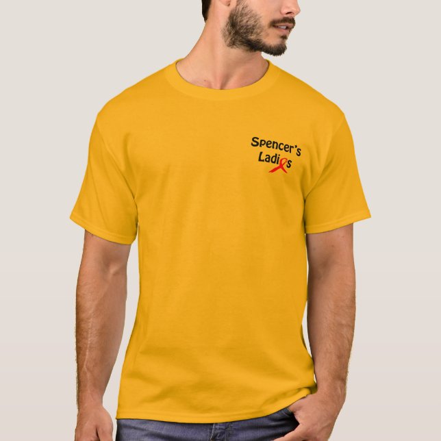 Bev's Gold Pre T-Shirt (Front)