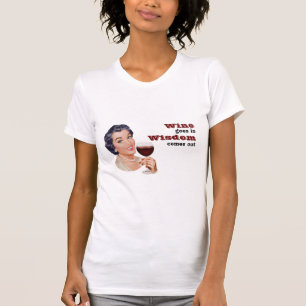 Bev's Wine Goes in T-Shirt