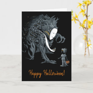 Beware a Trick on Halloween Card