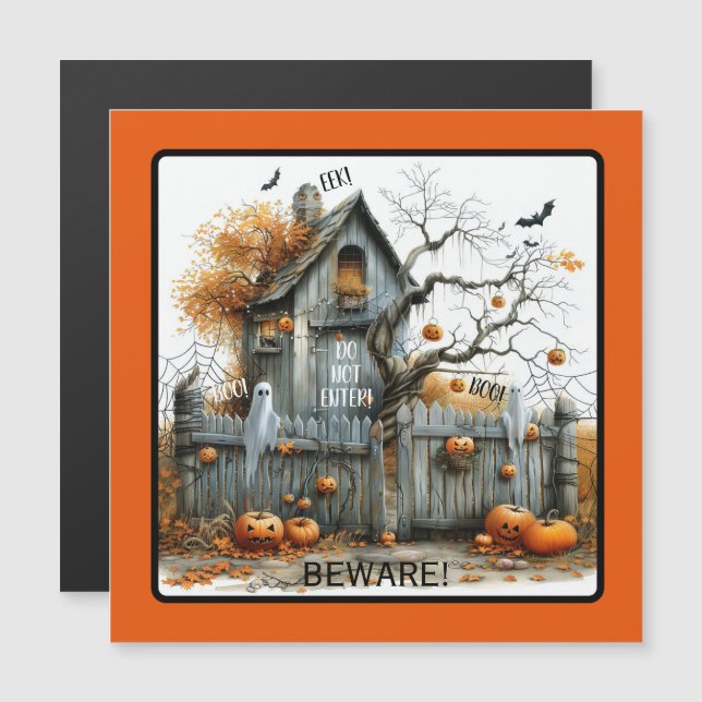 Beware & Boo – The Haunted Gatehouse (Front/Back)
