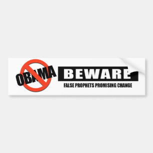 BEWARE - FALSE PROPHETS BUMPER STICKER