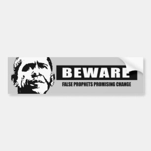 BEWARE - FALSE PROPHETS BUMPER STICKER