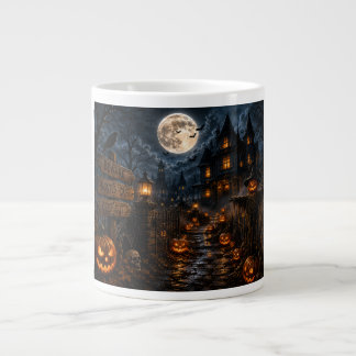 Beware – Haunted Halloween Night Large Coffee Mug