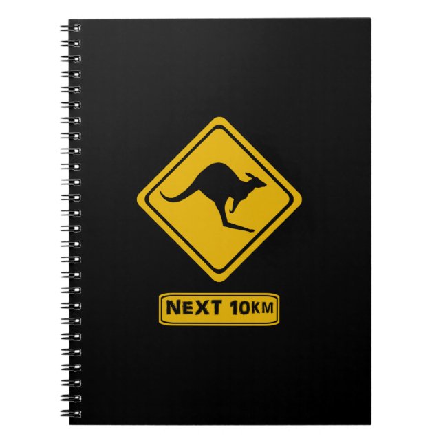beware kangaroos notebook (Front)