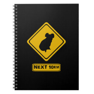 beware koalas spiral notebook