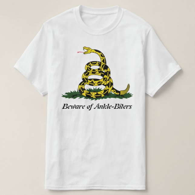 Beware of Ankle-Biters T-Shirt (Design Front)