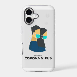beware of coronavirus iphone case
