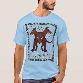 Beware of Dog "Cave Canem" Greco-Roman Image T-Shirt