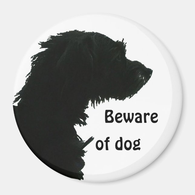 Beware of Dog Magnet (Front)