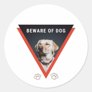 Beware of dog Sticker