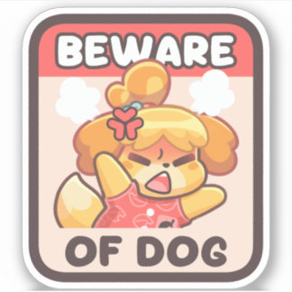 Beware of dog - Sticker