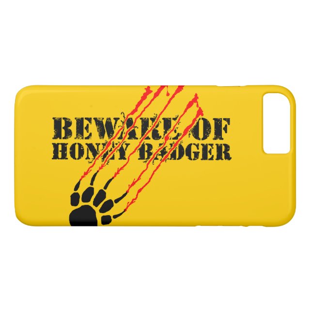 Beware of honey badger Case-Mate iPhone case (Back (Horizontal))