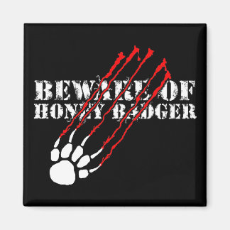 Beware of honey badger magnet