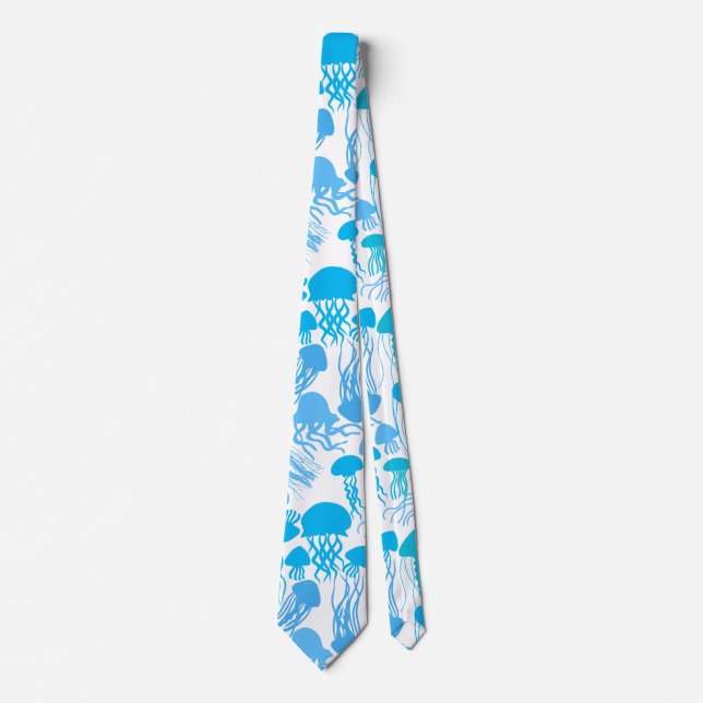 Beware of Jellyfish. L Blue.b No BG Tie (Front)