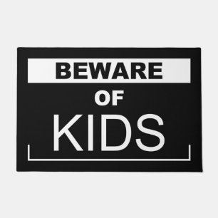 Beware Of Kids Doormat