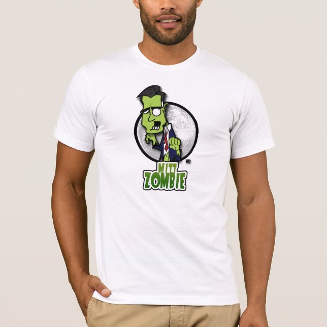 Beware of Mitt Zombie! T-Shirt (Front)