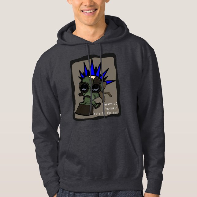 Beware of Normal Hoodie (Front)