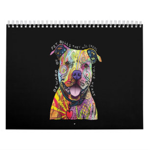 beware of Pitbull dogs they will steal your heart. Calendar