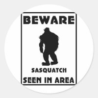 Beware of Sasquatch Poster
