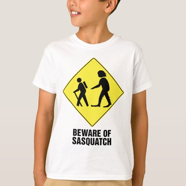 Beware of Sasquatch T-Shirt (Front)