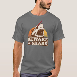 Beware of Sharks with Frickin' Laser Beams T-Shirt