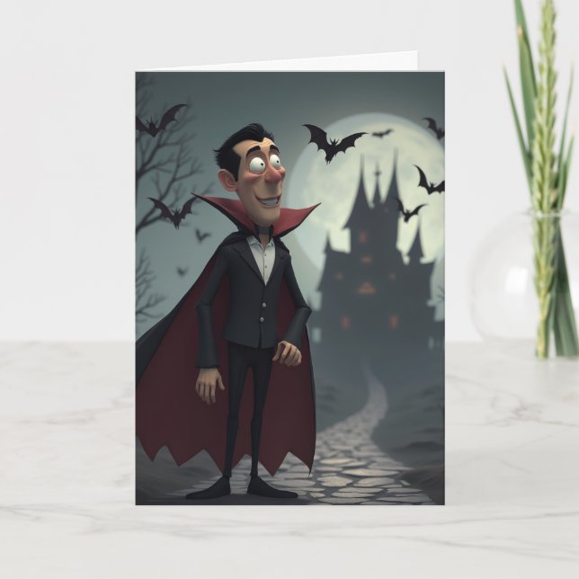 Beware of sleek vampires  card (Front)