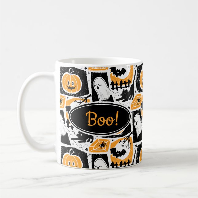 Beware of the cat! coffee mug (Left)