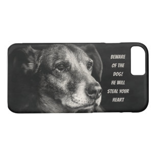 Beware of the dog, custom pet photo Case-Mate iPhone case