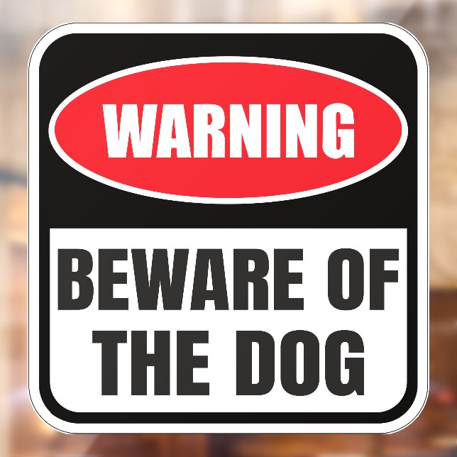 Beware of the Dog Warning (Sheet 2)