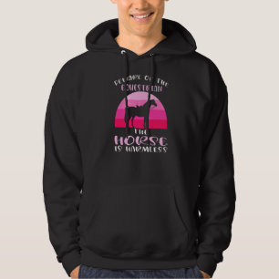 Beware Of The Equestrian The Horse Horses Hoodie