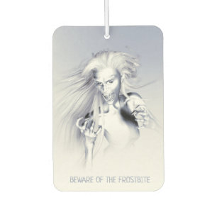 Beware of the Frostbite. Ice vampire Car Air Freshener